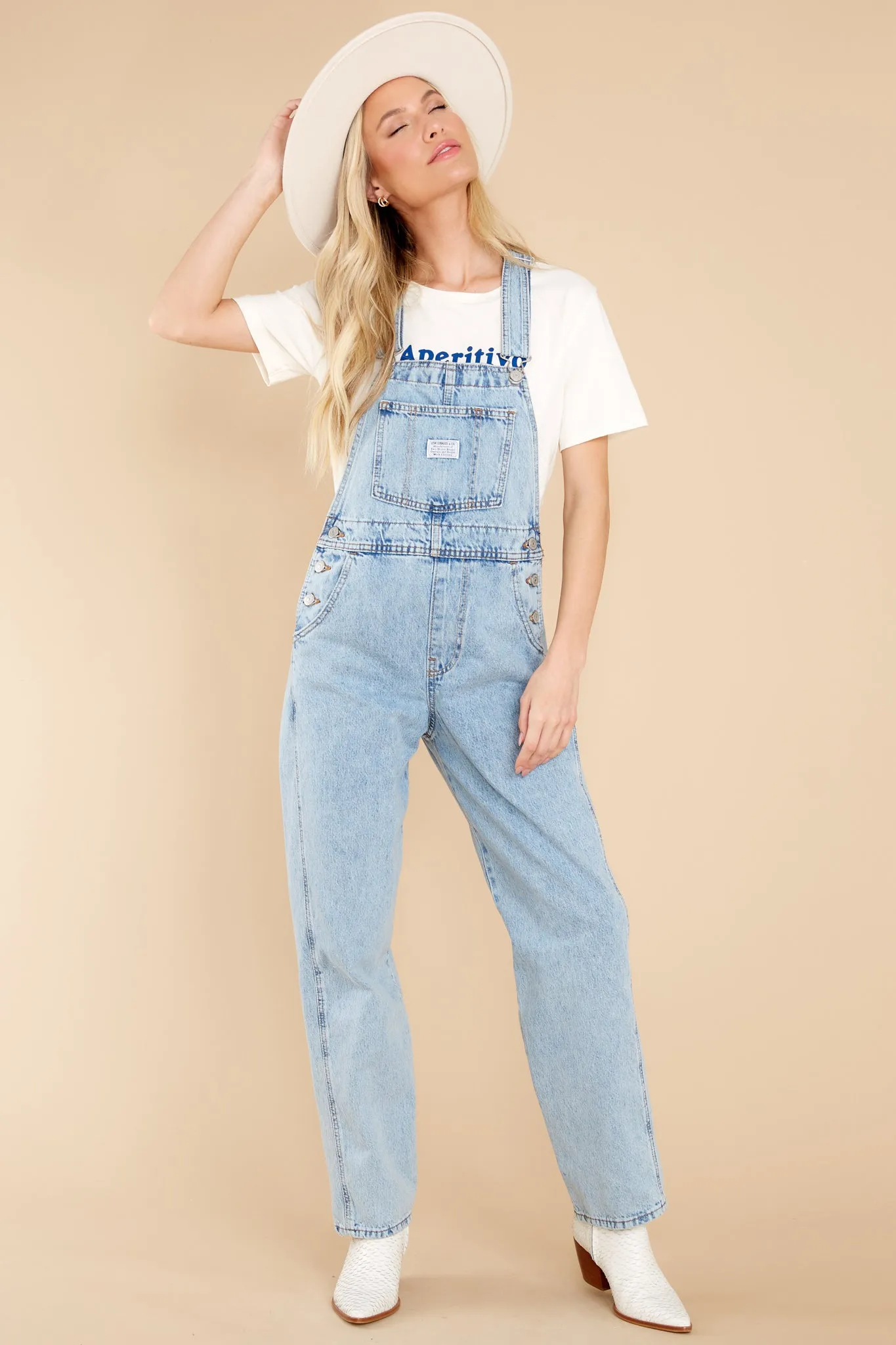 Vintage Denim Overalls In No Stone Unturned