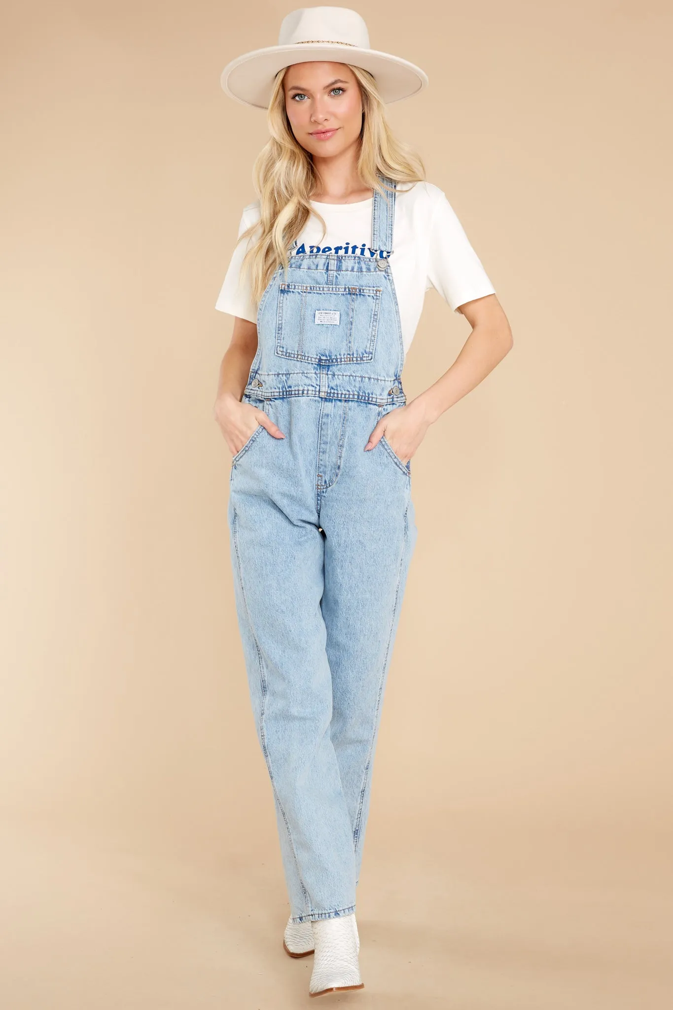 Vintage Denim Overalls In No Stone Unturned