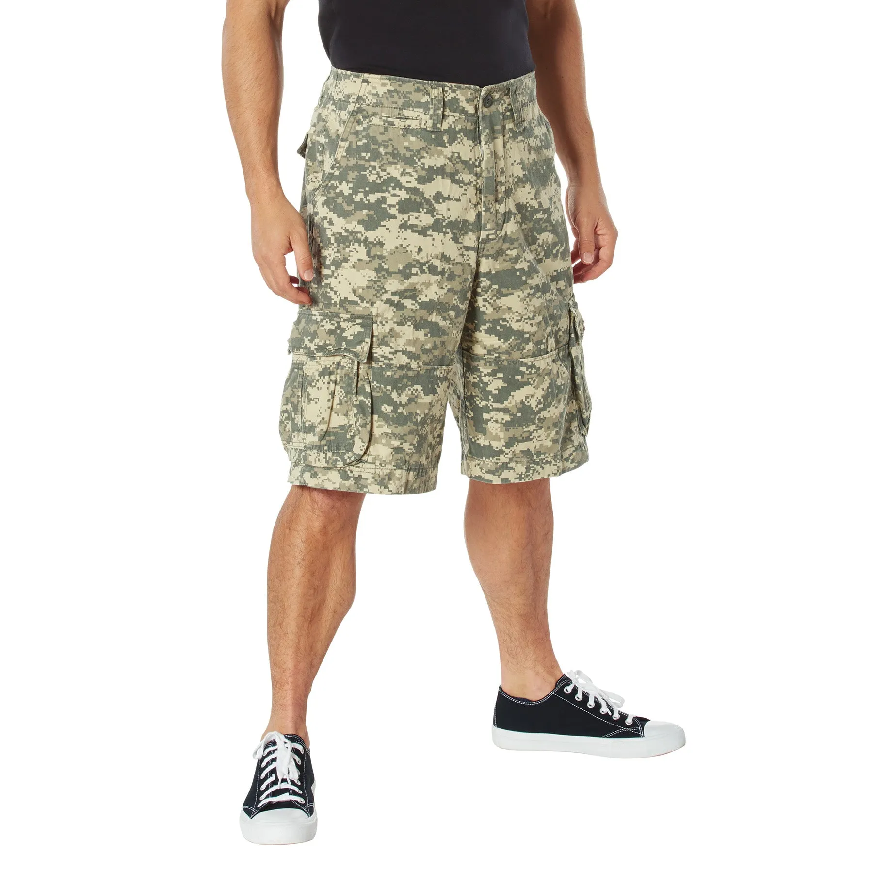 Vintage Infantry Utility Short- A.C.U. Camouflage