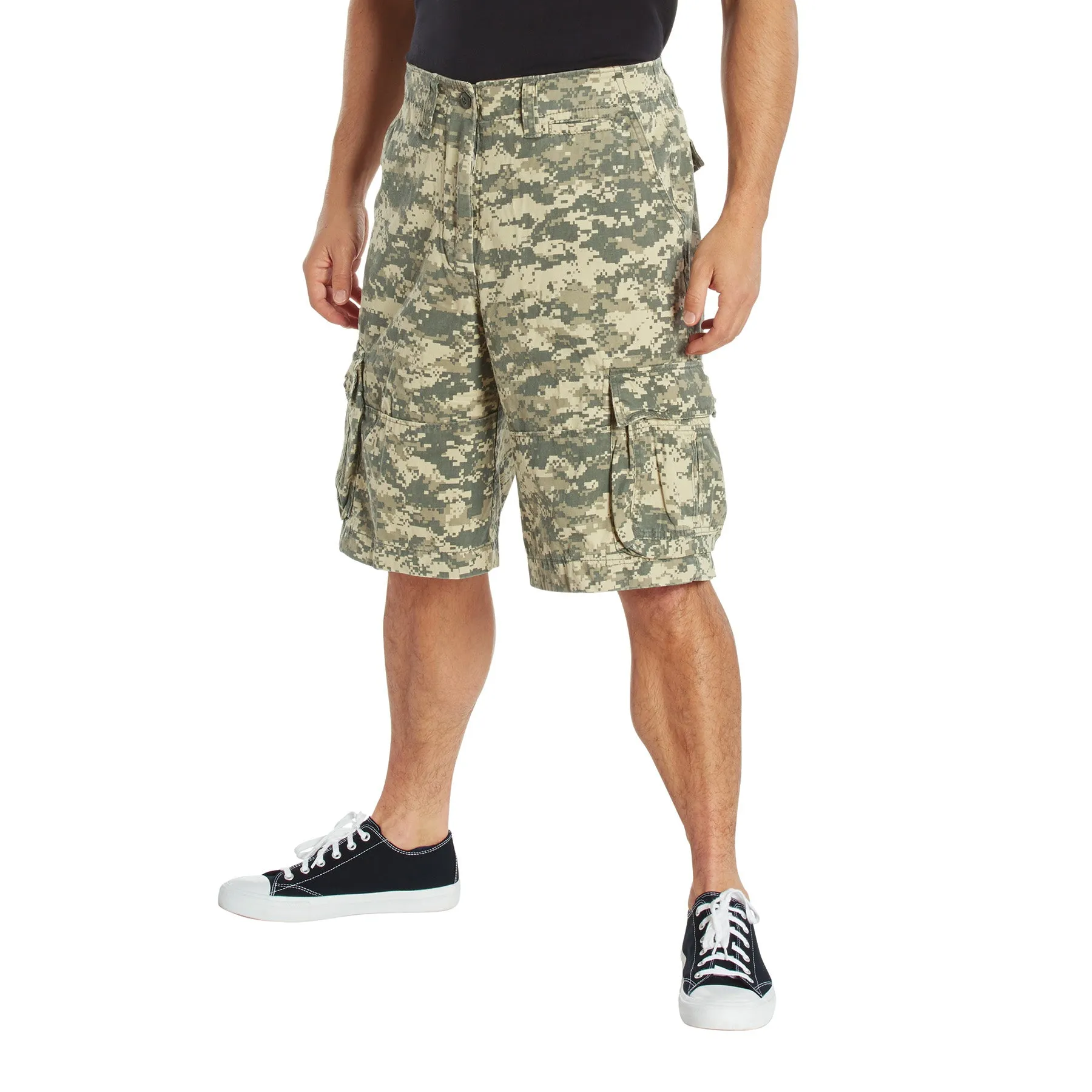 Vintage Infantry Utility Short- A.C.U. Camouflage