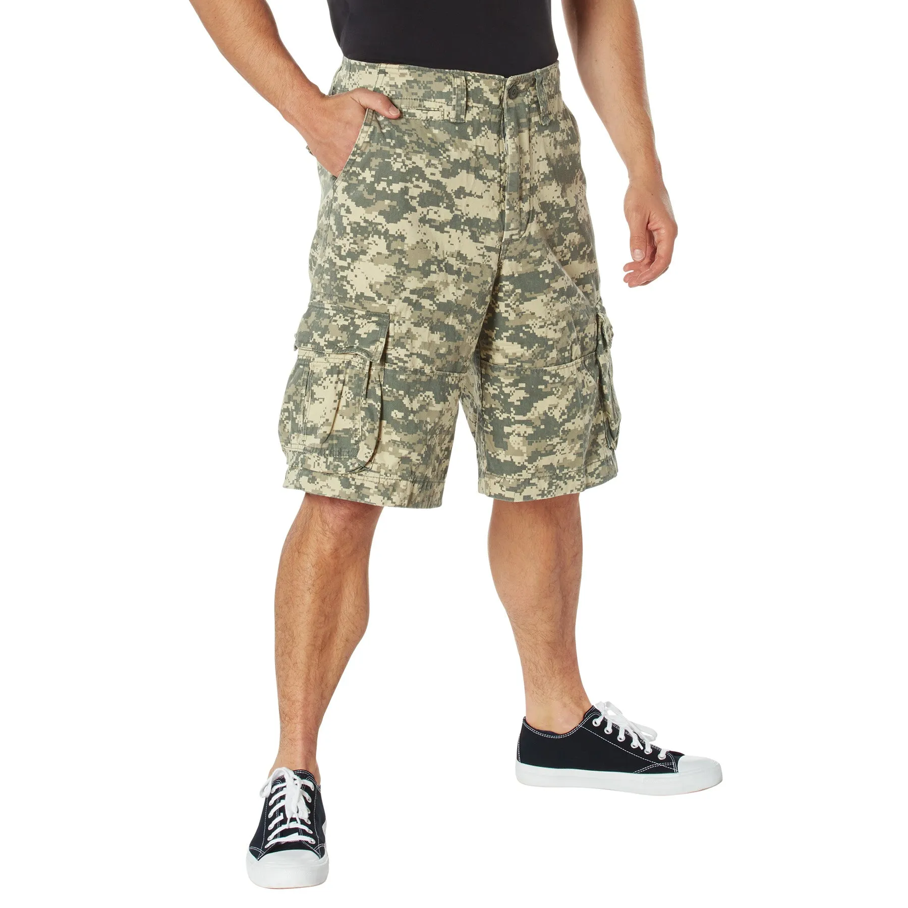 Vintage Infantry Utility Short- A.C.U. Camouflage