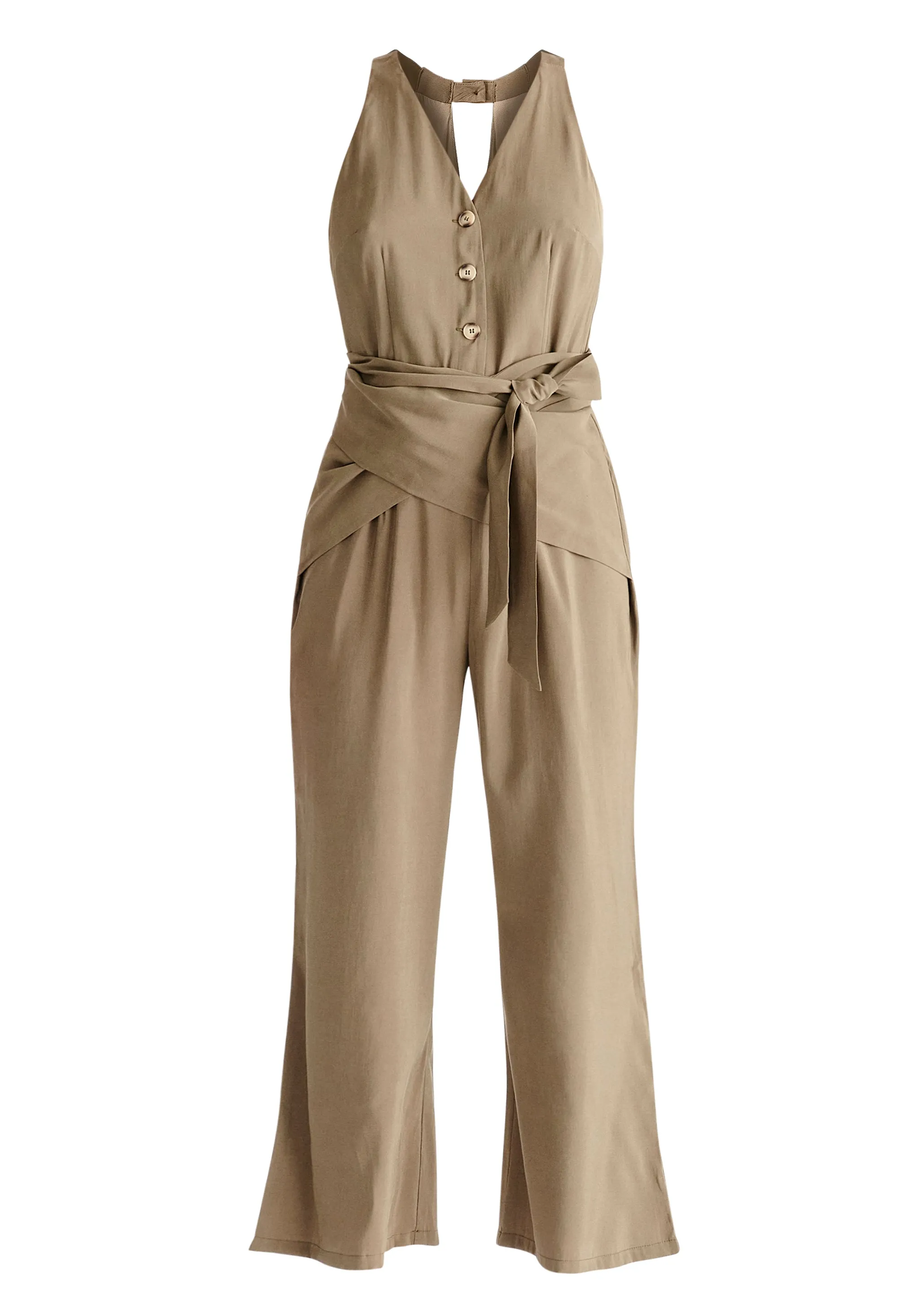 Waist Tie Jumpsuit