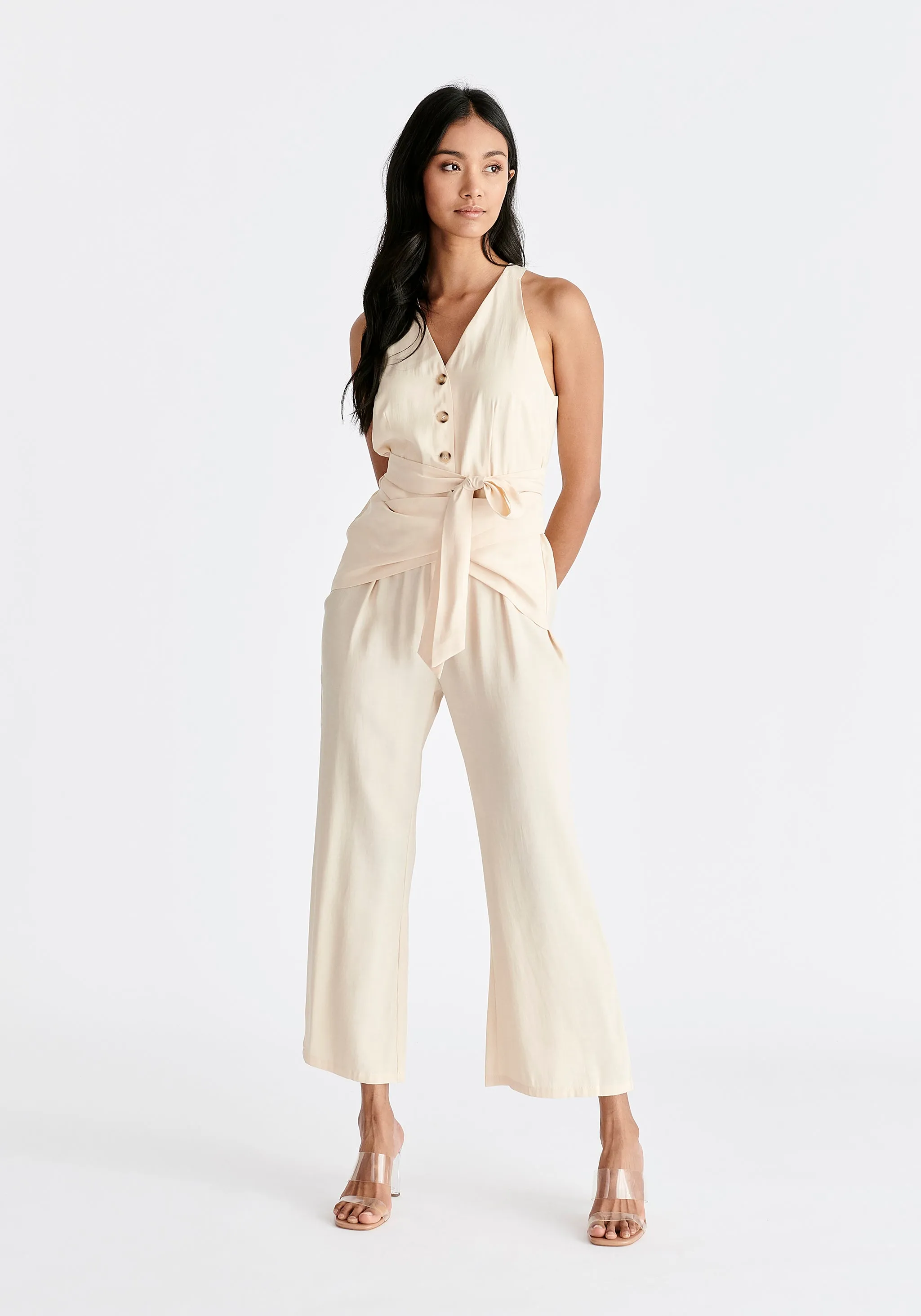 Waist Tie Jumpsuit