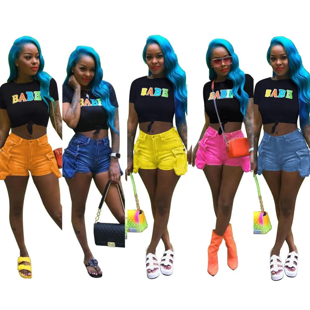 Women Taste The Rainbow Cargo Shorts