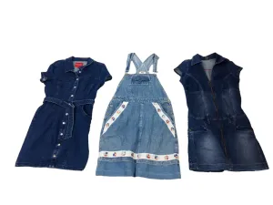 Y2K 2024 - Denim Cute Girl Mix Dresses - 8 pcs